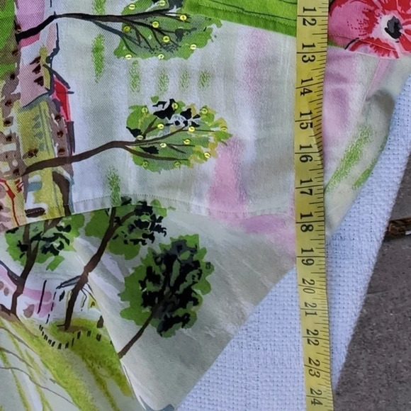 VINTAGE Plus‎ Size Floral Blazer XXL - Picture 6 of 11